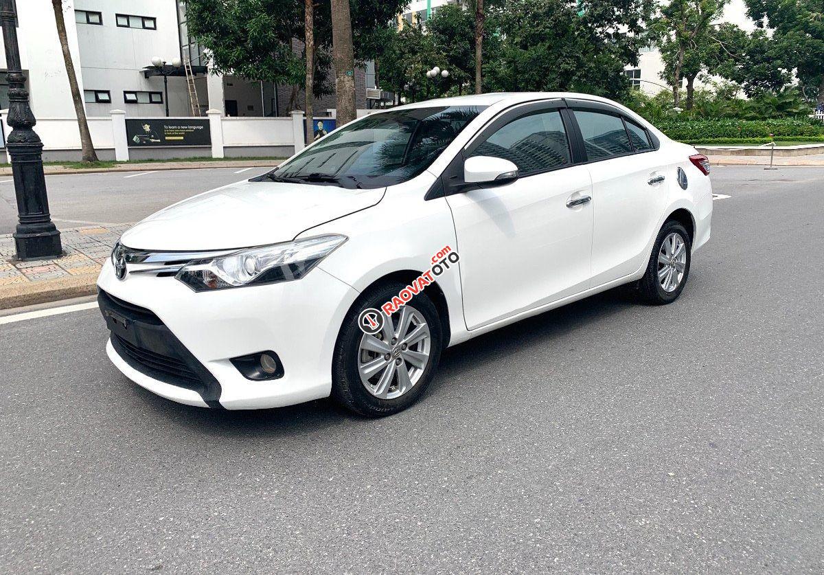 Bán Toyota Vios G đời 2016, màu trắng còn mới-0