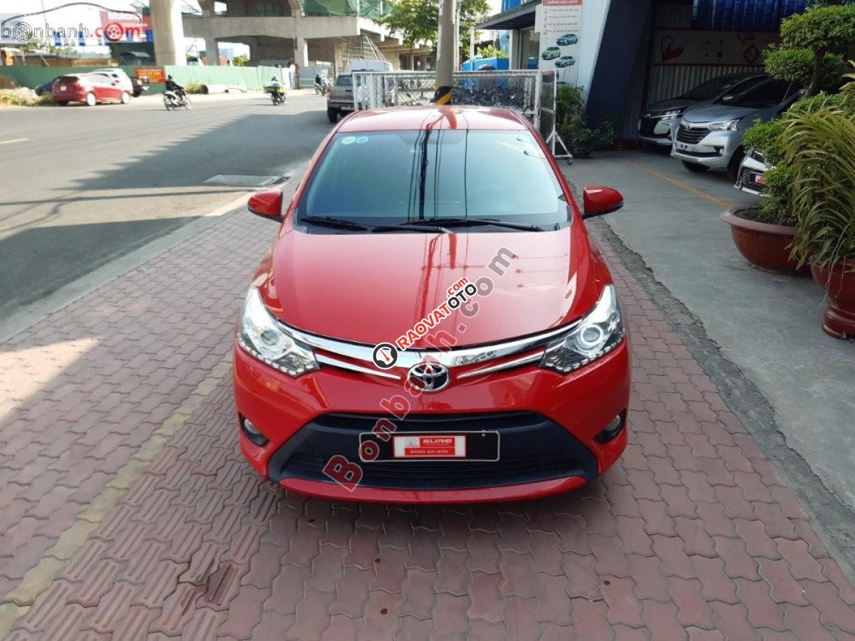 Cần bán gấp Toyota Vios 1.5G sản xuất năm 2015, màu đỏ còn mới giá cạnh tranh-7