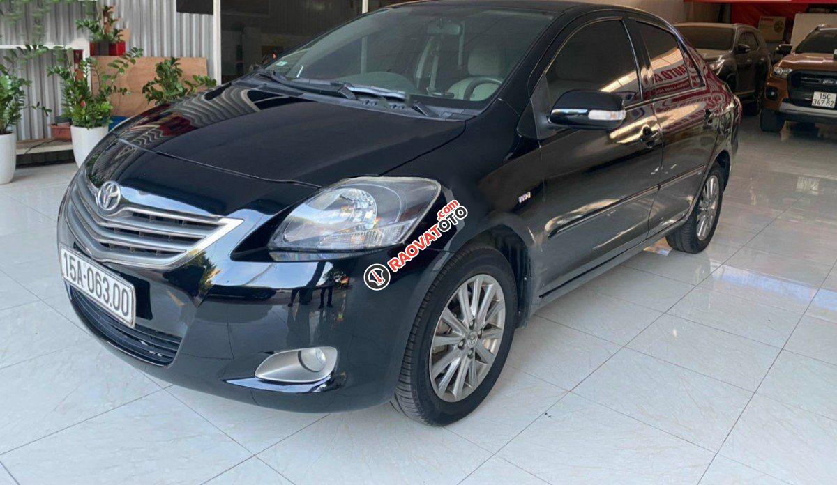 Bán ô tô Toyota Vios 1.5G năm sản xuất 2013, màu đen còn mới, giá 332tr-0