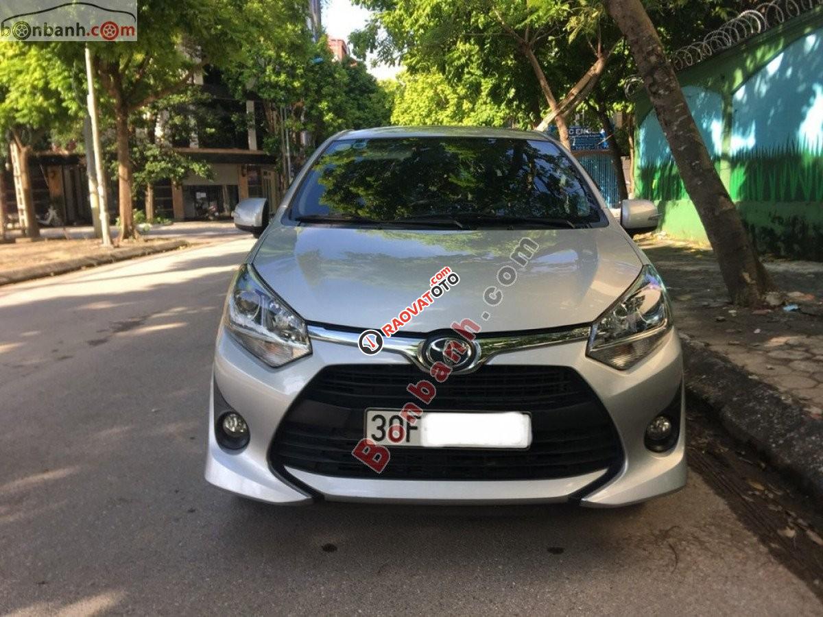 Bán ô tô Toyota Wigo 1.2G MT 2019, màu bạc, nhập khẩu còn mới-0