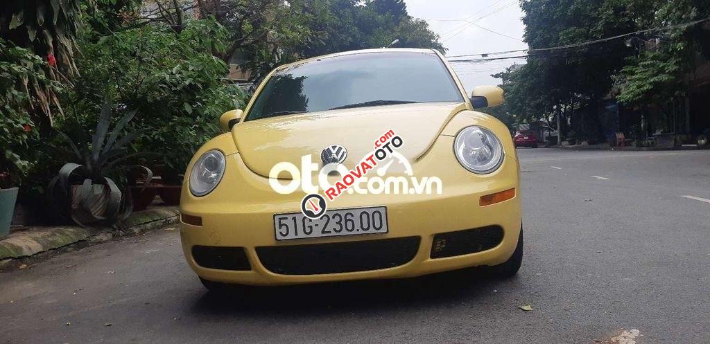 Cần bán xe Volkswagen New Beetle sản xuất 2007, màu vàng, nhập khẩu nguyên chiếc-4