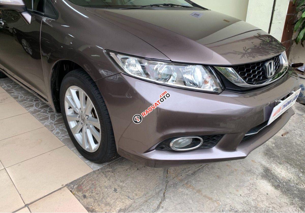 Cần bán xe Honda Civic 2.0 AT đời 2015, màu nâu còn mới-3