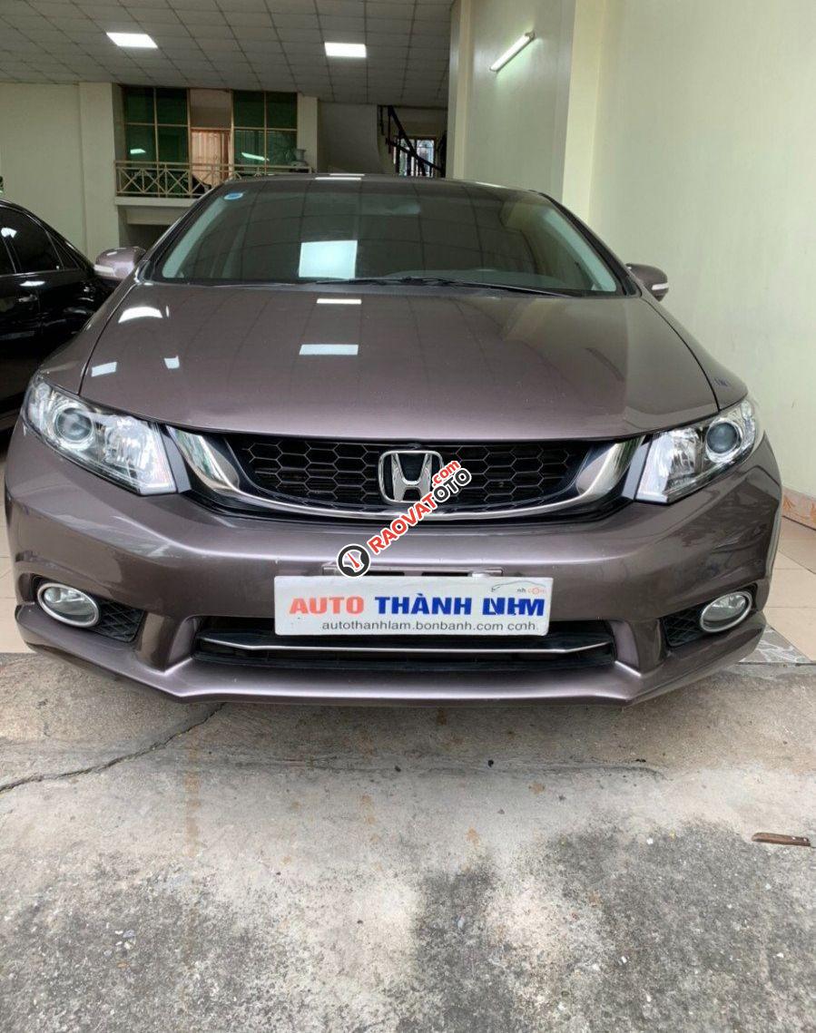 Cần bán xe Honda Civic 2.0 AT đời 2015, màu nâu còn mới-4