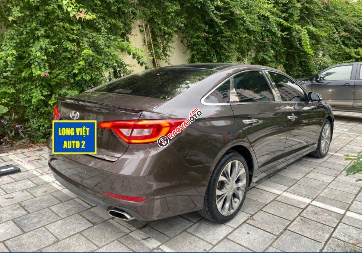 Cần bán xe Hyundai Sonata 2.0 AT đời 2015, màu nâu, nhập khẩu nguyên chiếc, giá tốt-2