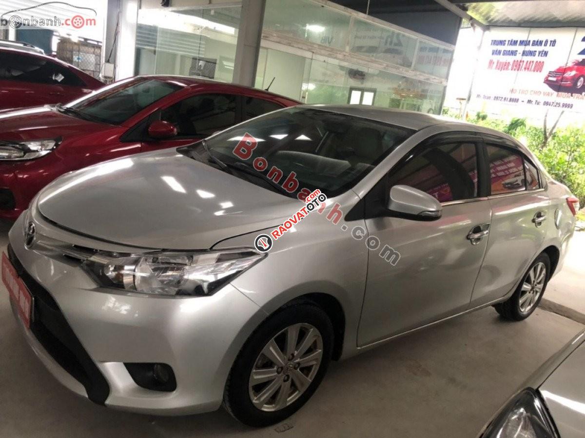 Xe Toyota Vios 1.5E sản xuất 2014, màu bạc còn mới, giá tốt-2