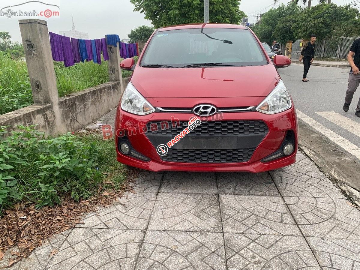 Xe Hyundai Grand i10 1.0 AT đời 2017, màu đỏ còn mới, 315tr-7