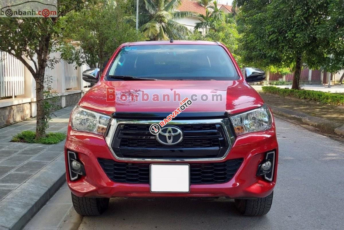 Bán Toyota Hilux E 2018, màu đỏ, nhập khẩu nguyên chiếc, 620 triệu-0