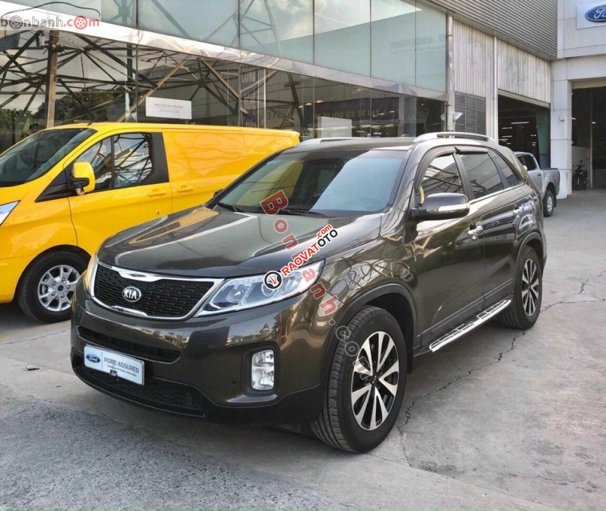 Bán Kia Sorento 2.4 GAT đời 2016, màu nâu-1