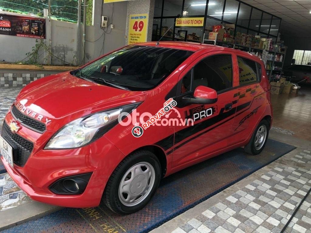 Bán Chevrolet Spark LS đời 2017, màu đỏ, 169tr-2