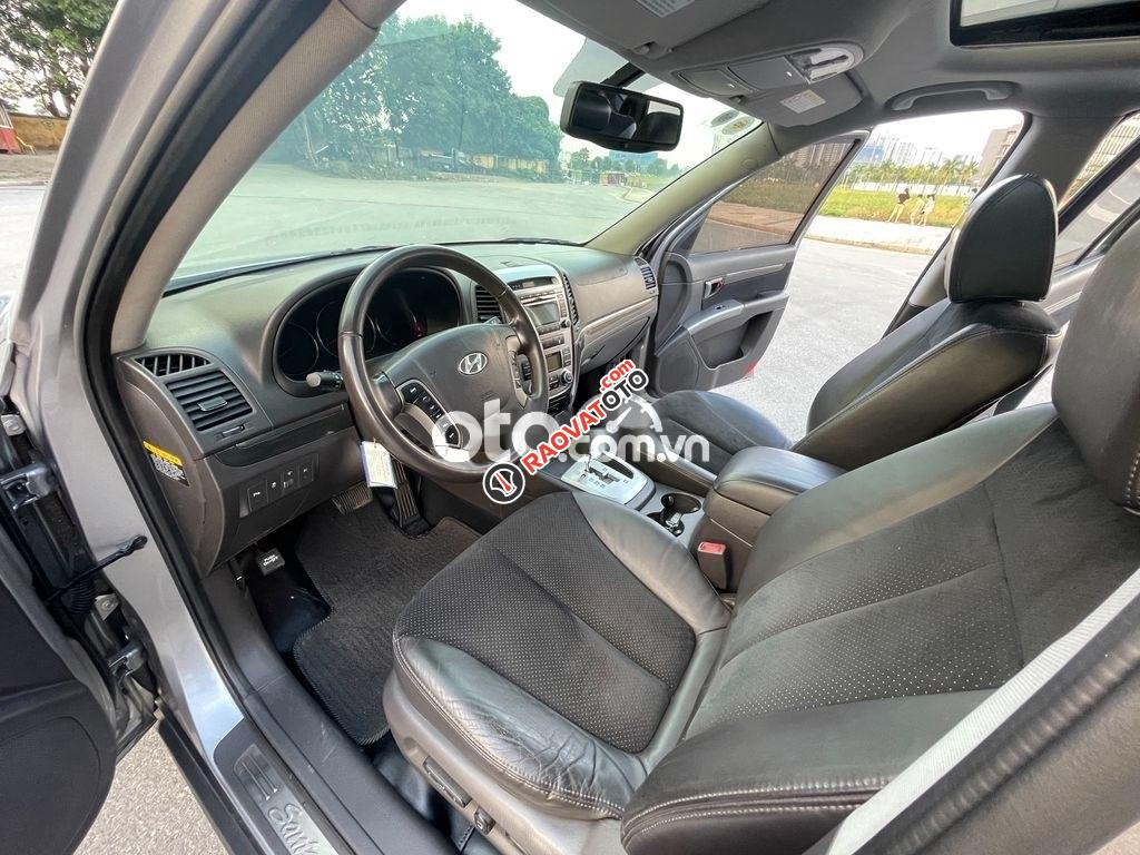 Bán Hyundai Santa Fe SLX eVGT đời 2009, màu bạc, xe nhập-5