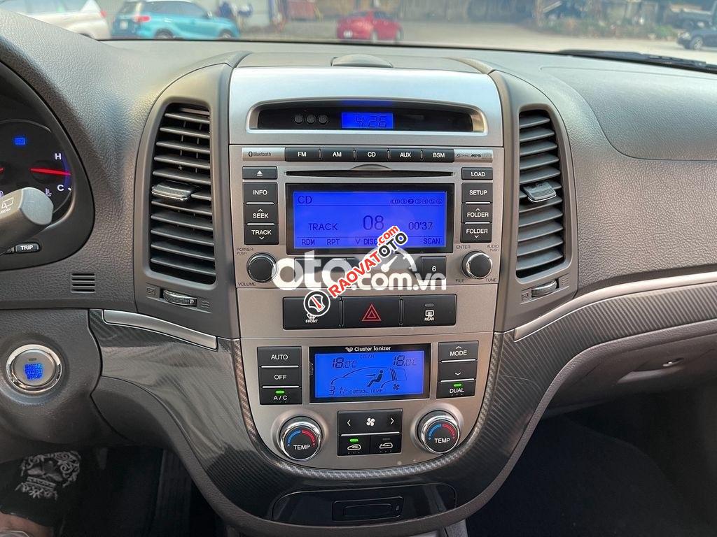 Bán Hyundai Santa Fe SLX eVGT đời 2009, màu bạc, xe nhập-9