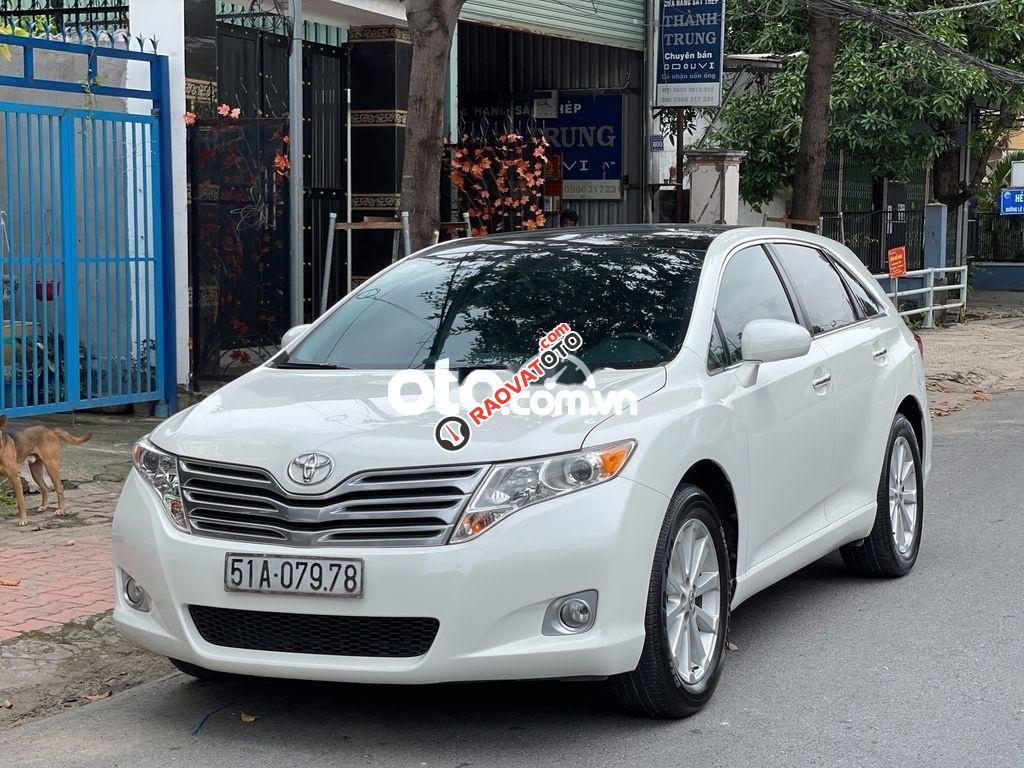 Bán Toyota Venza 2.7L năm 2010, màu trắng, xe nhập -4