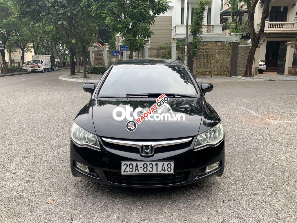 Bán Honda Civic 1.8 đời 2007, màu đen như mới, giá chỉ 266 triệu-0