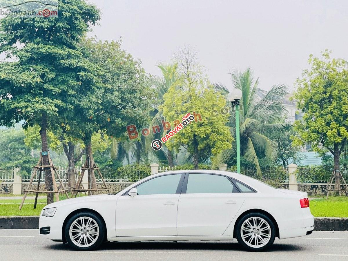 Bán Audi A8 năm sản xuất 2012, màu trắng, xe nhập -7