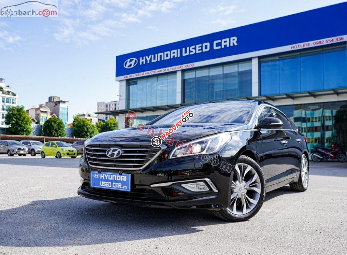 Bán xe Hyundai Sonata 2.0 AT đời 2015, màu đen, nhập khẩu nguyên chiếc-8