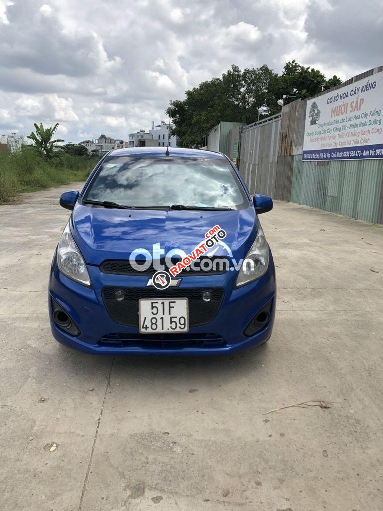Cần bán xe Chevrolet Spark LS 2017, màu xanh lam, nhập khẩu nguyên chiếc, giá tốt-1