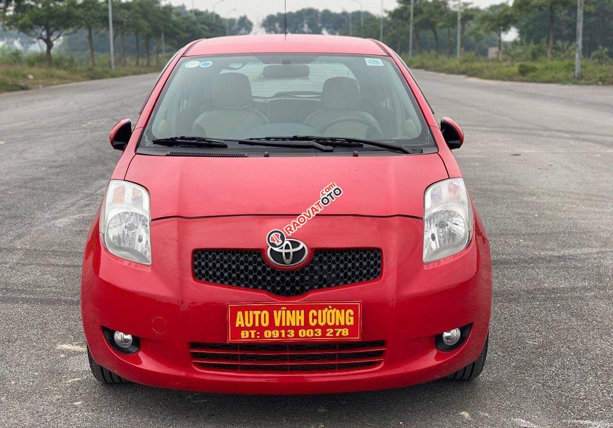 Cần bán lại xe Toyota Yaris 1.3AT năm sản xuất 2007, màu đỏ, xe nhập chính chủ, giá tốt-0