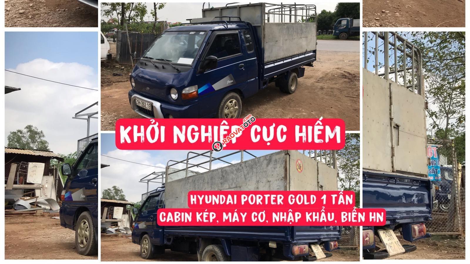 Hiếm Hyundai Porter Gold nhập khẩu 1 tấn Cabin kép Máy cơ biển Hà Nội-0