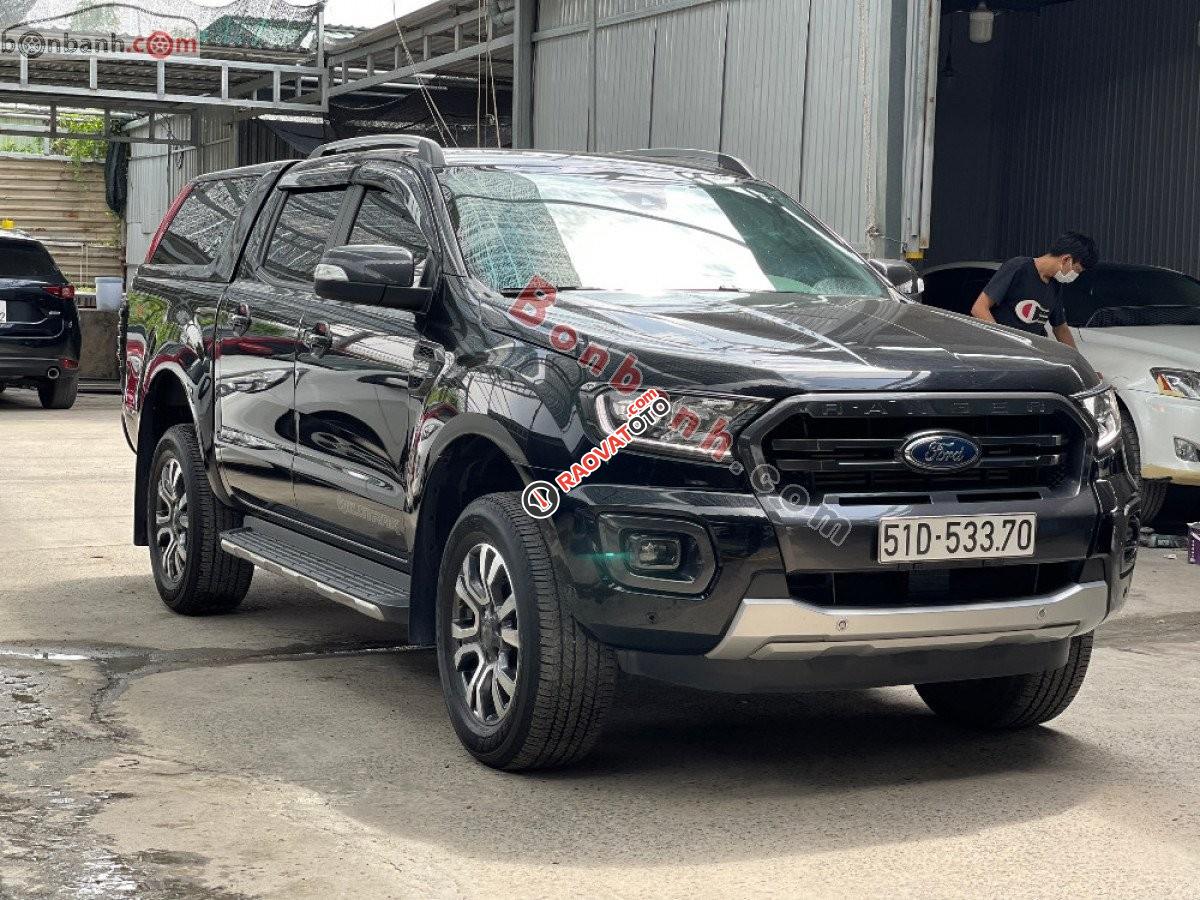 Bán ô tô Ford Ranger Wildtrak 3.2L AT 4x4 sản xuất 2019, màu đen, xe nhập-2