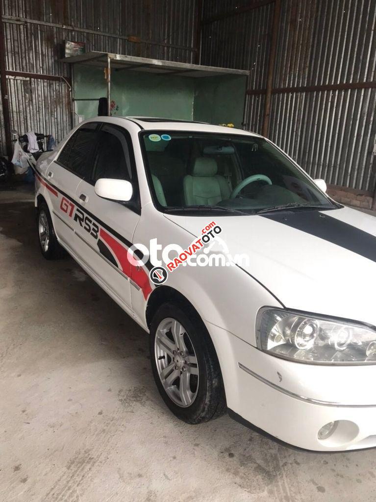 Cần bán lại xe Ford Laser Ghia 1.8 năm sản xuất 2003, màu trắng số tự động-7