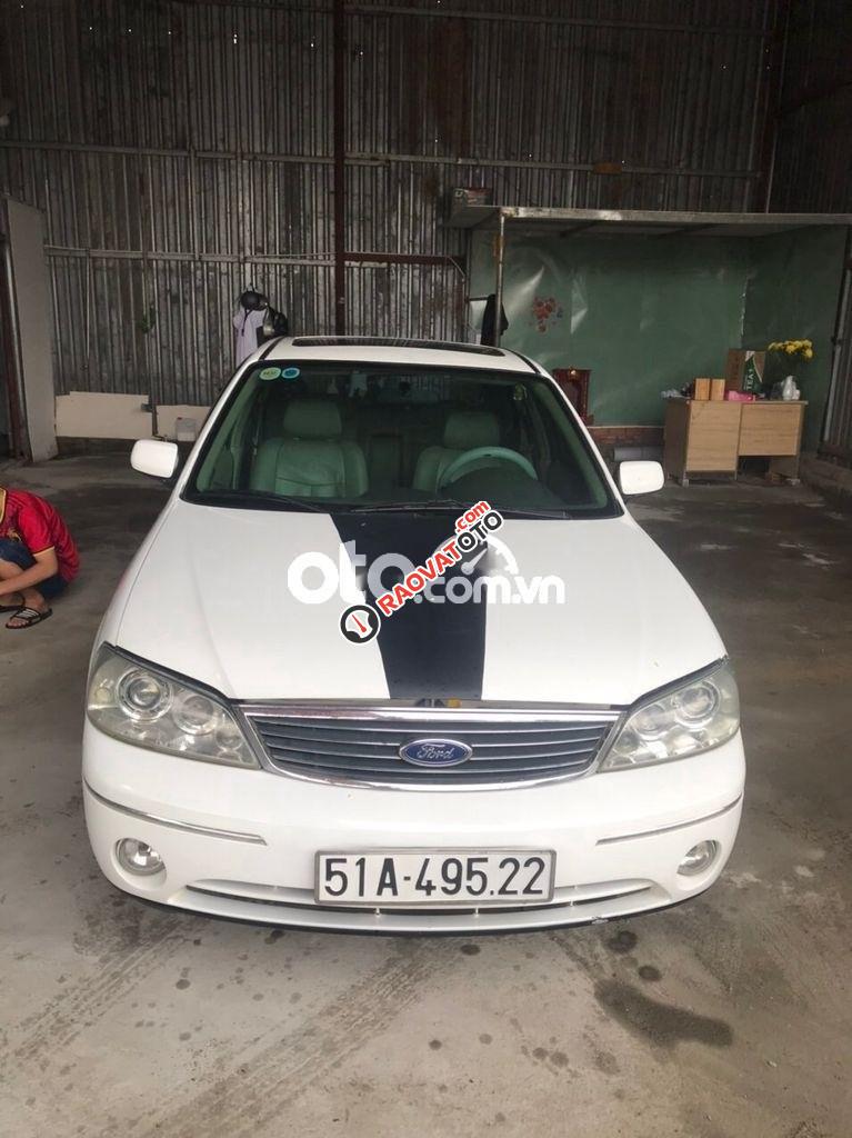 Cần bán lại xe Ford Laser Ghia 1.8 năm sản xuất 2003, màu trắng số tự động-8