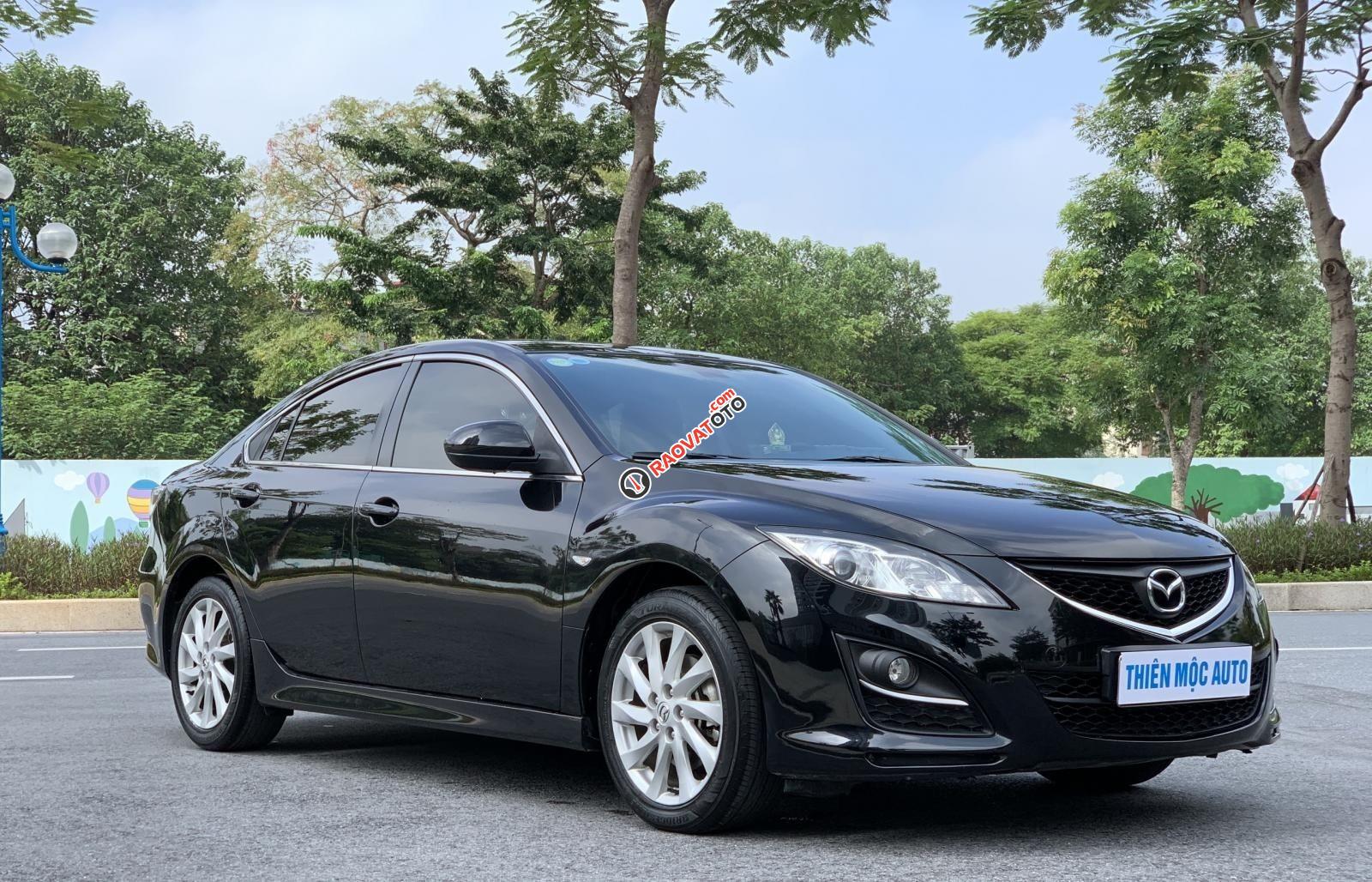 Bán Mazda 6 đời 2011, màu đen, xe nhập-0