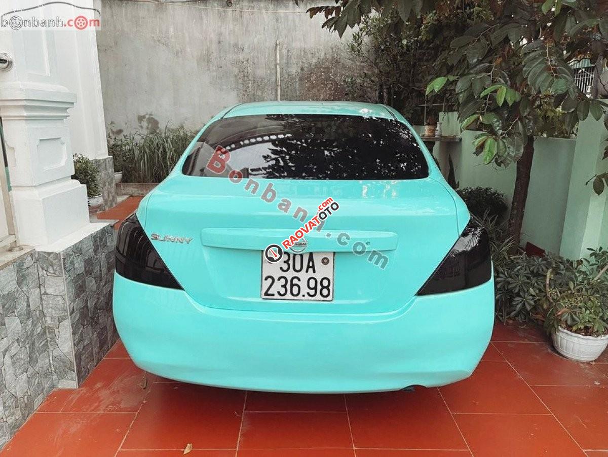 Bán Nissan Sunny 1.5MT 2014 xe gia đình, màu xanh ngọc-0