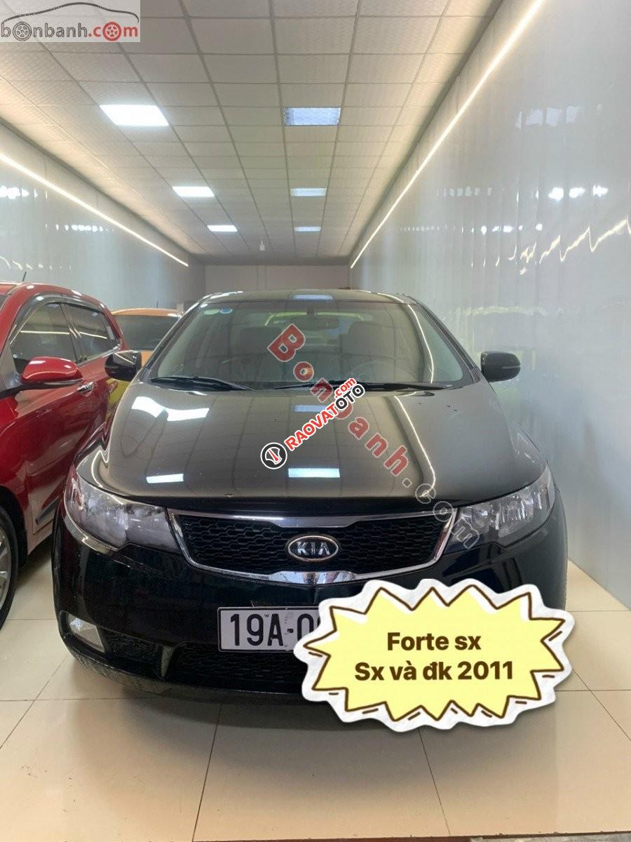 Cần bán lại xe Kia Forte SX 1.6 AT đời 2011, màu đen, giá 350tr-9