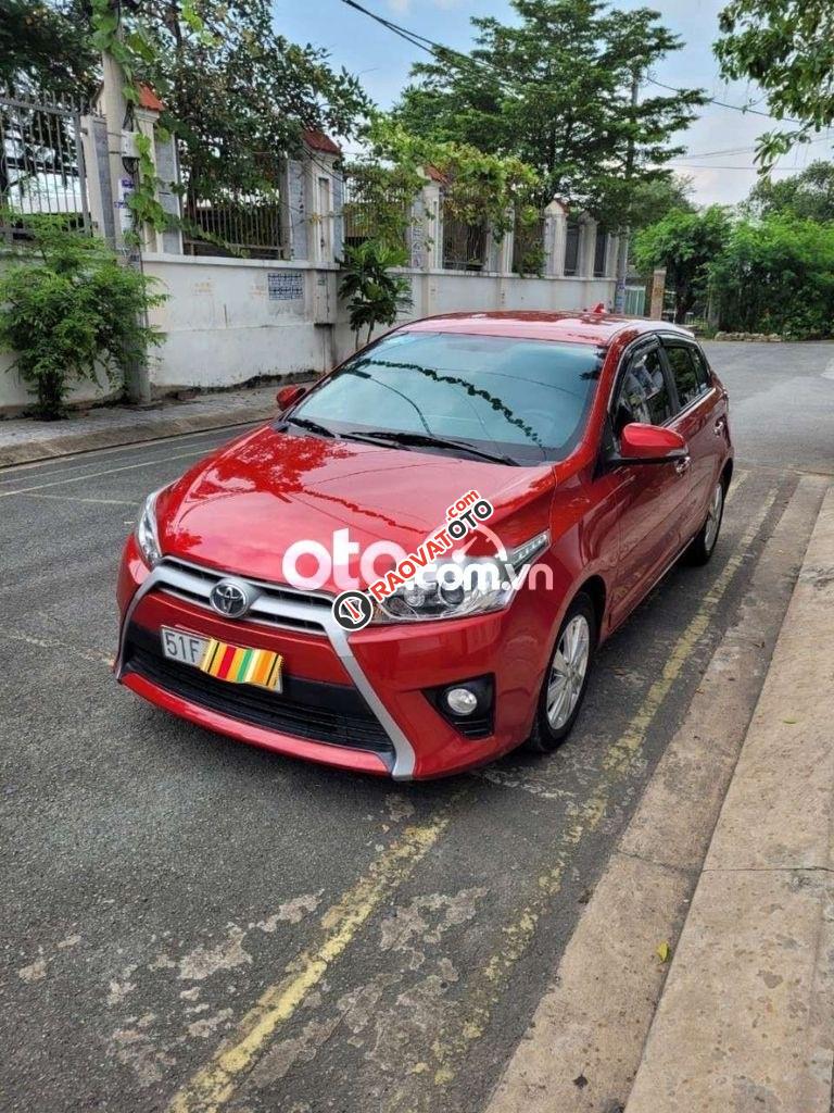 Bán xe Toyota Yaris G đời 2015, màu đỏ, nhập khẩu Thái, giá chỉ 454 triệu-0