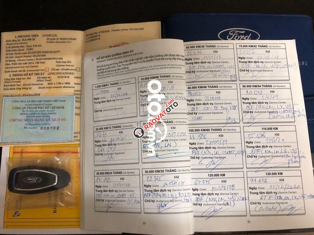 Cần bán gấp Ford EcoSport Titanium 1.5 AT năm 2014, màu xám xe gia đình, giá chỉ 385 triệu-10