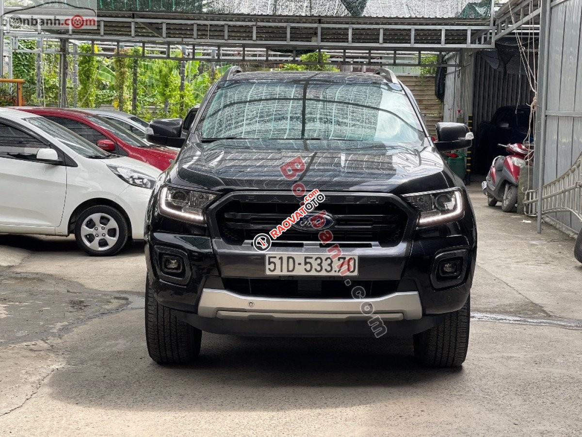 Bán ô tô Ford Ranger Wildtrak 3.2L AT 4x4 sản xuất 2019, màu đen, xe nhập-1