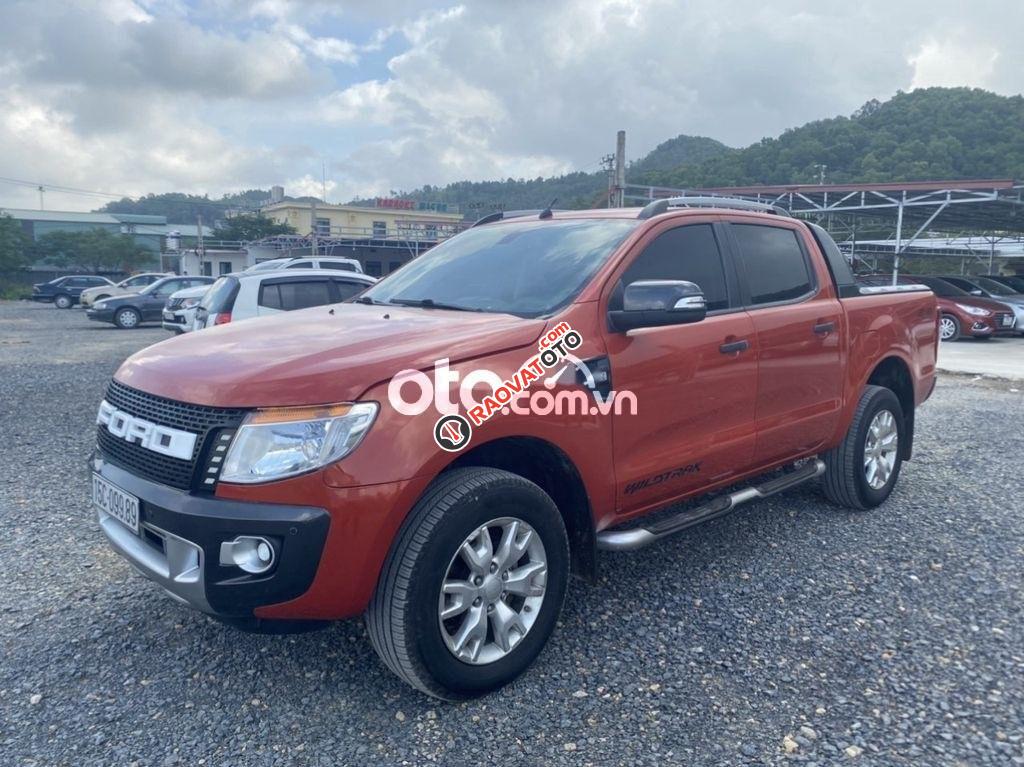 Bán Ford Ranger Wildtrak đời 2014, màu đỏ, nhập khẩu-2