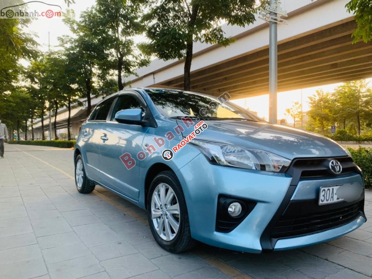 Cần bán gấp Toyota Yaris 1.3E 2014, màu xanh lam, nhập khẩu nguyên chiếc, 415tr-1