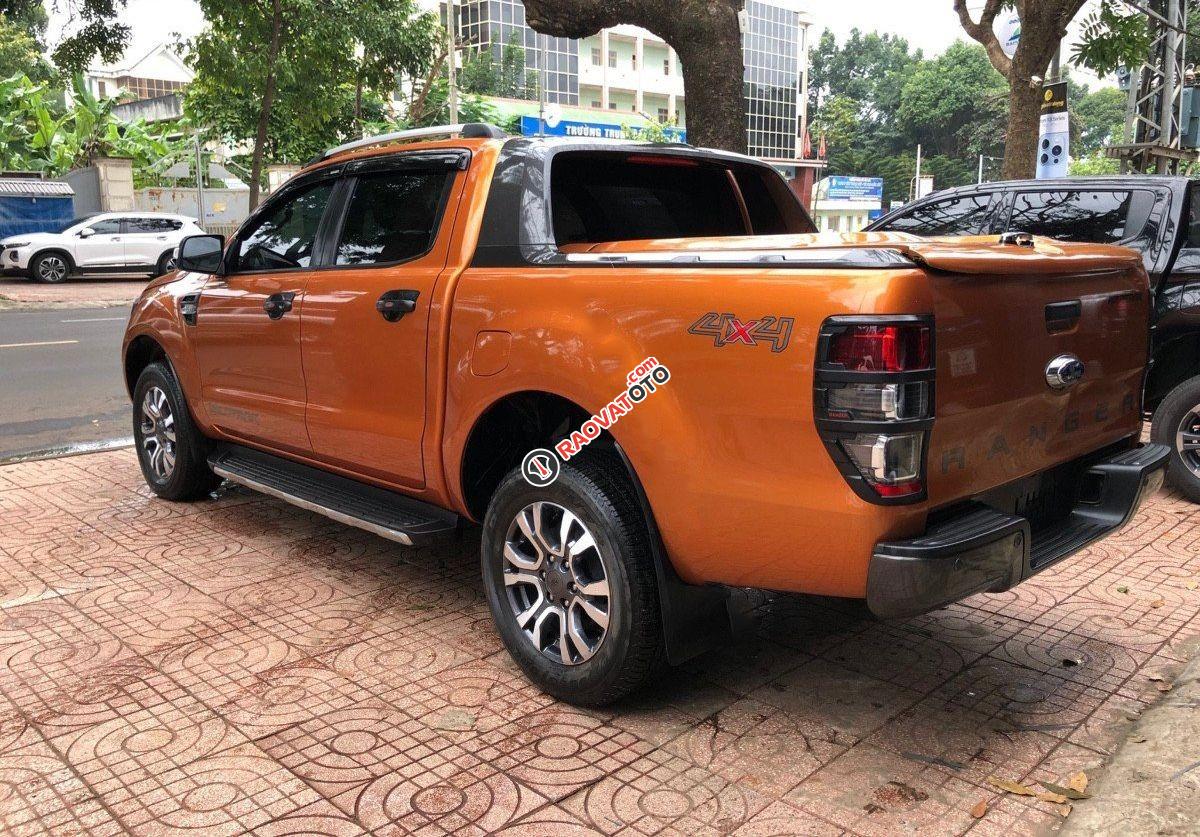 Bán Ford Ranger Wildtrak 3.2L 4x4 AT đời 2017, màu vàng -3