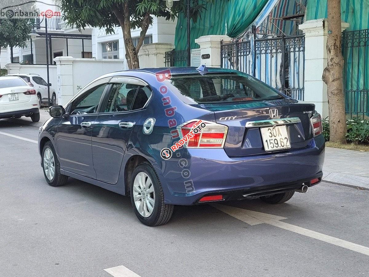 Bán Honda City 1.5 AT đời 2014, màu xanh lam, 375tr-7