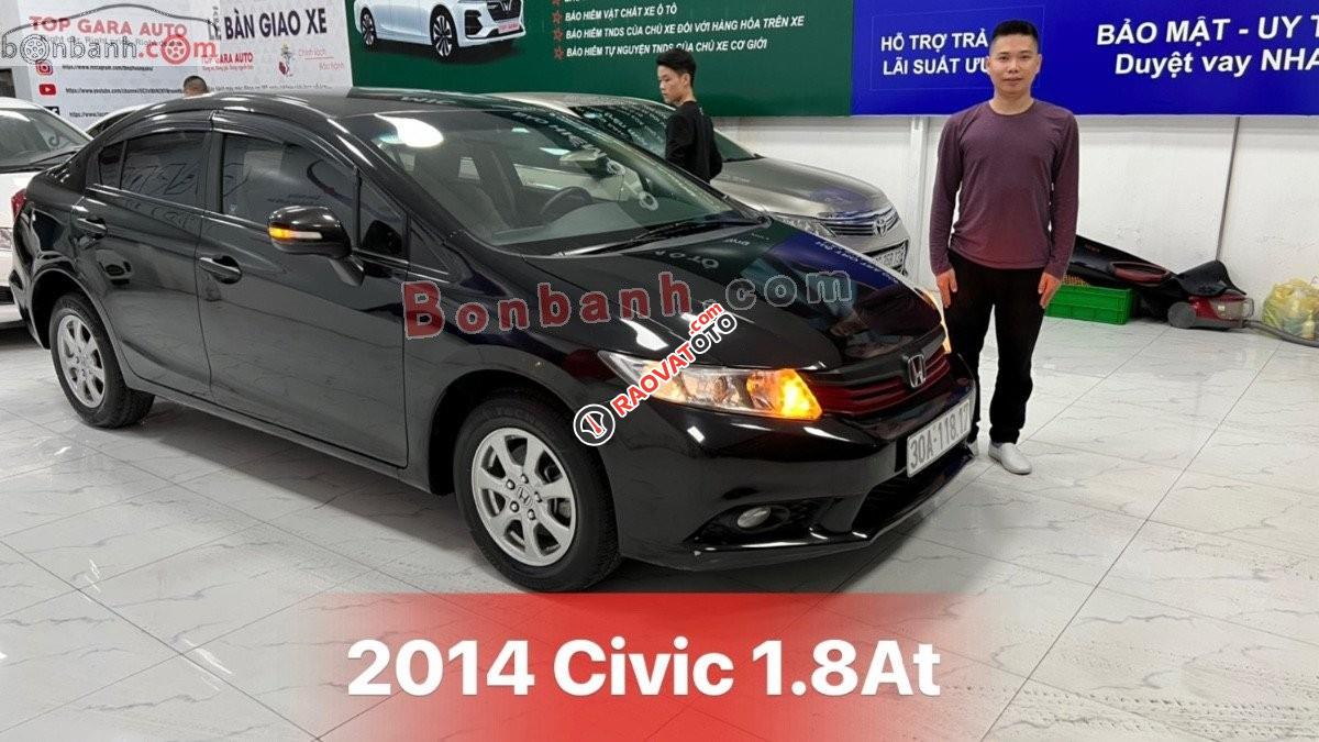 Bán Honda Civic 1.8 AT sản xuất năm 2014, màu đen-0