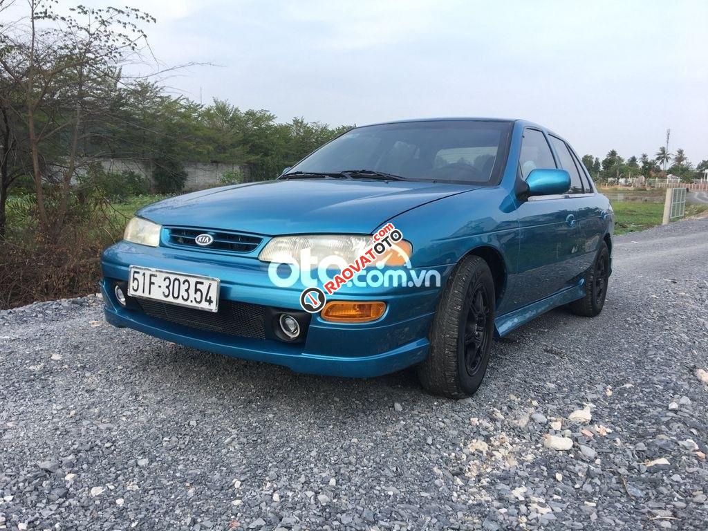 Bán Kia Sephia đời 1997, màu xanh lam, nhập khẩu xe gia đình-0