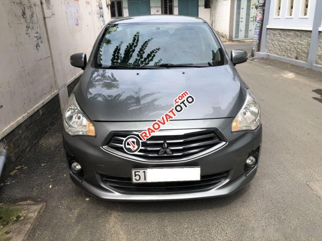 Bán Mitsubishi Attrage CVT năm sản xuất 2017, màu xám, nhập khẩu chính chủ-5