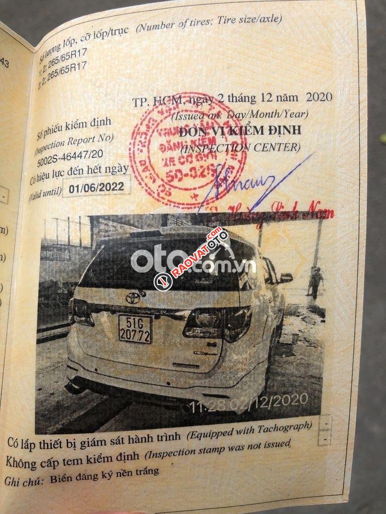 Cần bán xe Toyota Fortuner TRD đời 2016, màu trắng còn mới, giá 800tr-7