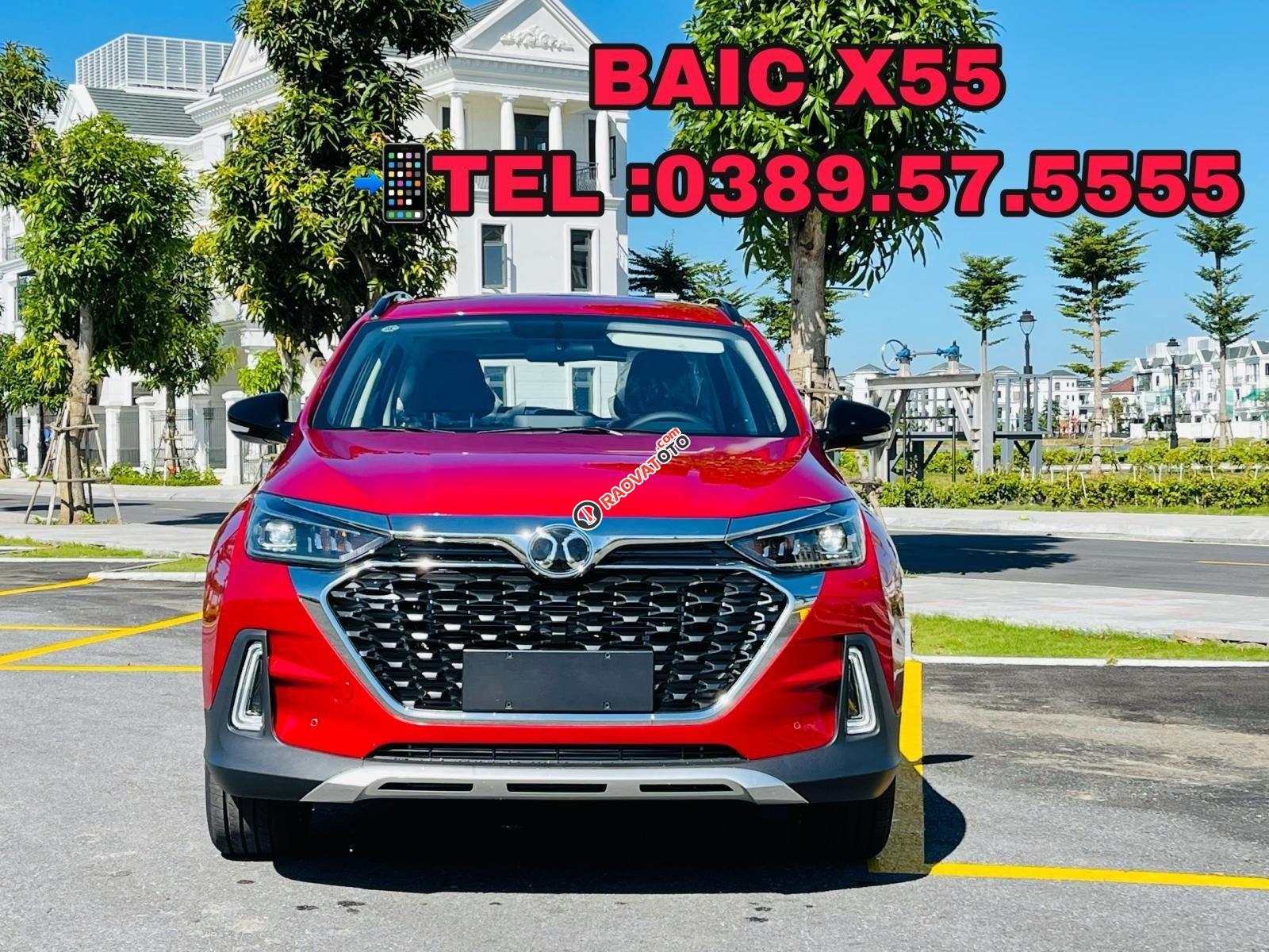 [Phân phối chính hãng] BAIC X55 2021 nhập khẩu nguyên chiếc, bảo hành 3 năm, hỗ trợ 80% giá trị xe, có sẵn giao ngay-1