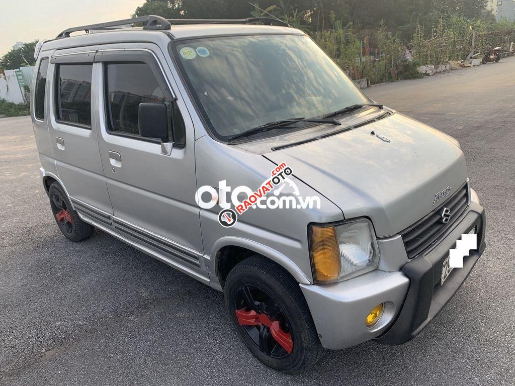 Cần bán gấp Suzuki Wagon R đời 2002, màu bạc số sàn, giá chỉ 98 triệu-1