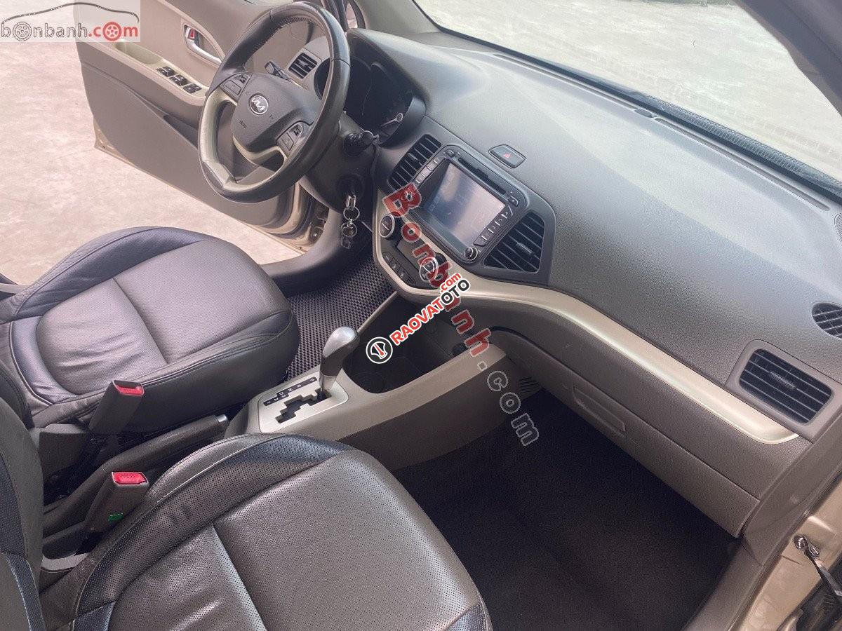 Bán Kia Morning S AT sản xuất 2014, màu ghi vàng-5