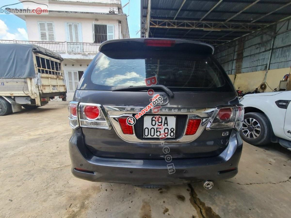 Bán Toyota Fortuner 2.5 G sản xuất năm 2012, màu xám, giá 485tr-5