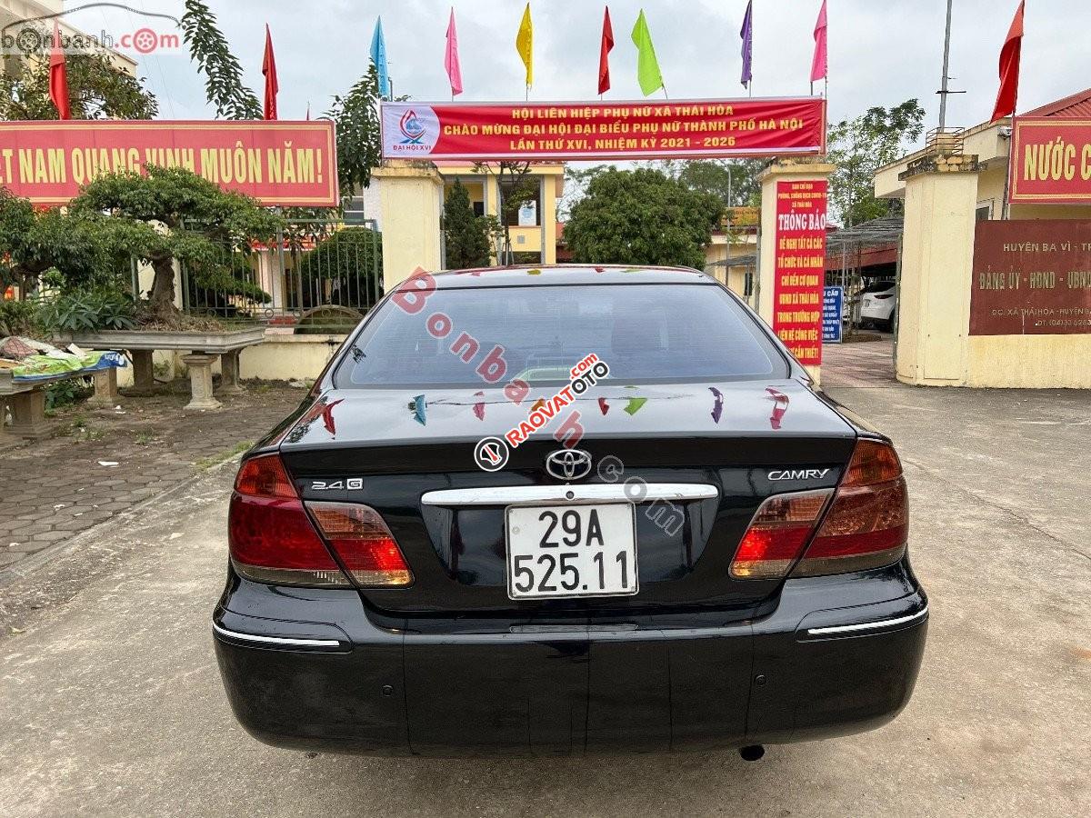 Bán ô tô Toyota Camry G đời 2004, màu đen, 245 triệu-4