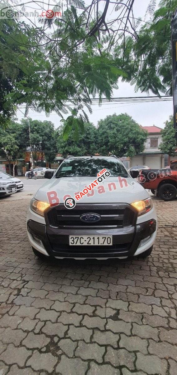 Bán xe Ford Ranger Wildtrack 3.2 sản xuất năm 2016, màu trắng, xe nhập, 699 triệu-0