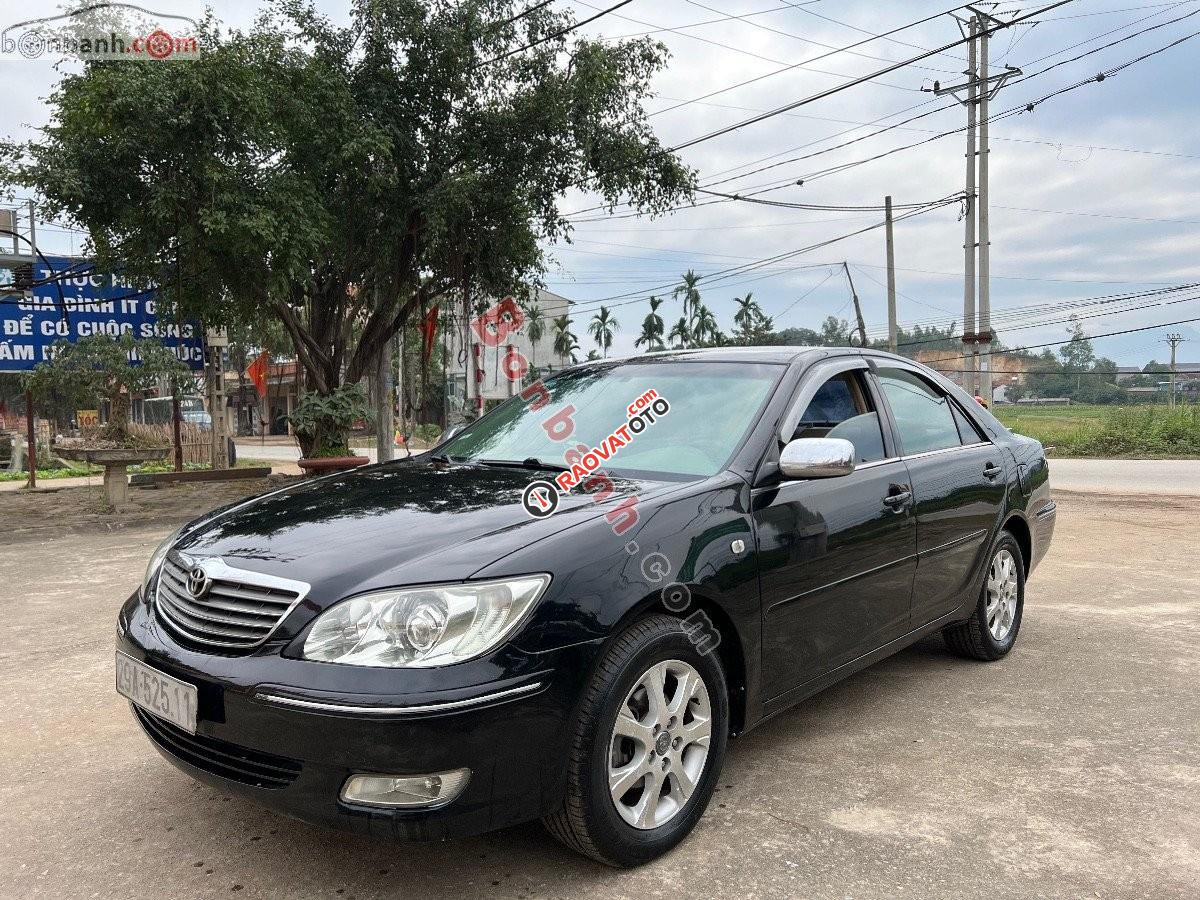 Bán ô tô Toyota Camry G đời 2004, màu đen, 245 triệu-0