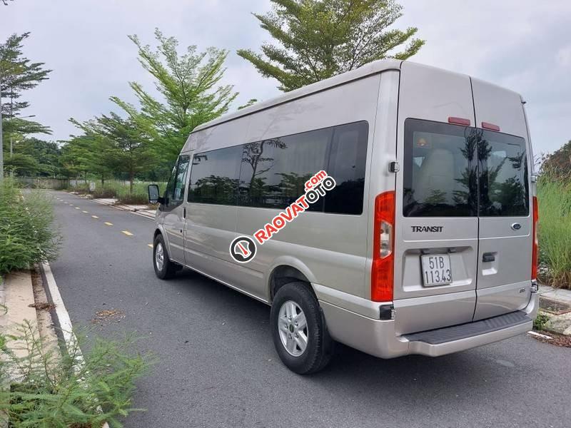 Cần bán gấp Ford Transit Luxury sản xuất 2014, màu ghi vàng còn mới-6