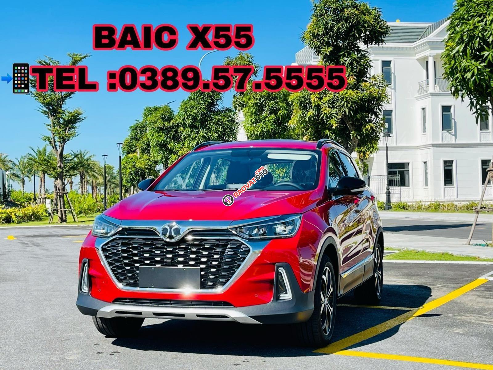 [Phân phối chính hãng] BAIC X55 2021 nhập khẩu nguyên chiếc, bảo hành 3 năm, hỗ trợ 80% giá trị xe, có sẵn giao ngay-0