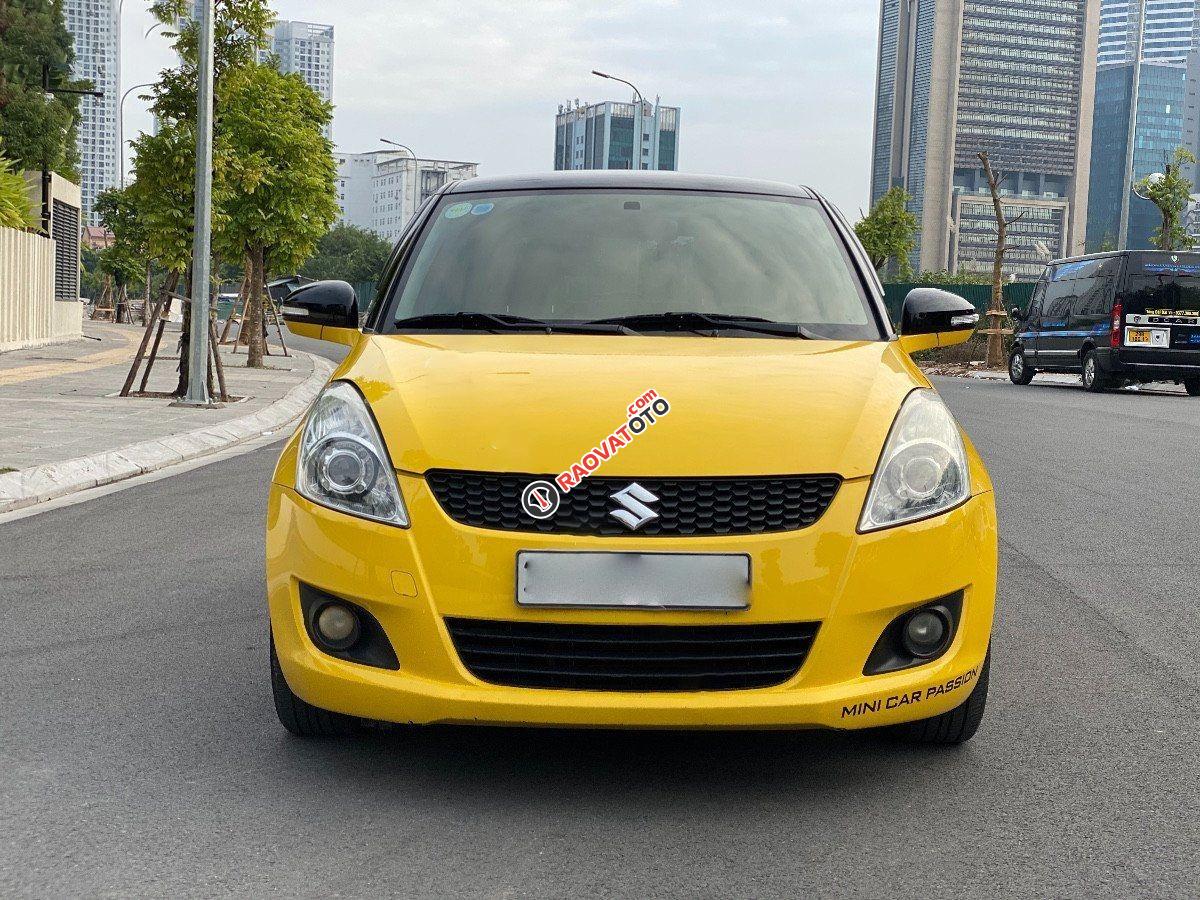 Bán Suzuki Swift 1.4 AT đời 2014, màu vàng, giá 345tr-2