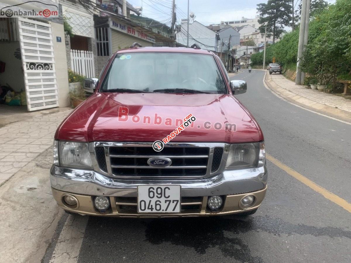 Cần bán gấp Ford Ranger XLT đời 2004, màu đỏ, xe nhập còn mới, giá 158tr-0